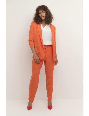 Blazer orange manches 3/4 -...