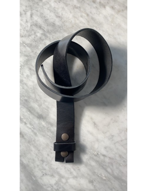 Ceinture en cuir noir - Yolète