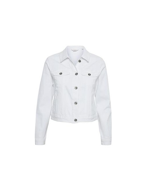 Veste en jean blanche - Cream