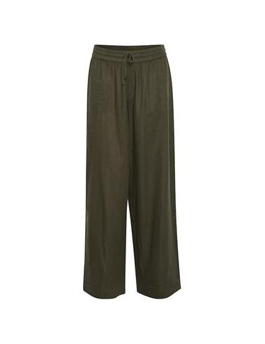 Pantalon fluide kaki - Kaffe