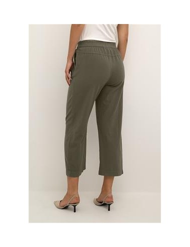 Pantalon en coton kaki - Kaffe