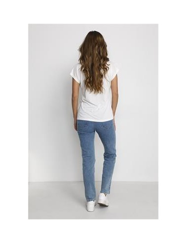 T-shirt blanc cassé - Kaffe