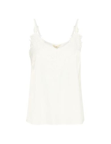 Top en dentelle blanc - Cream