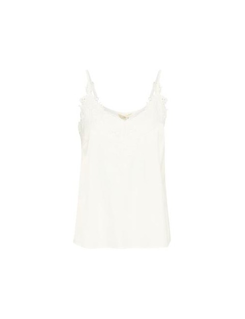 Top en dentelle blanc - Cream