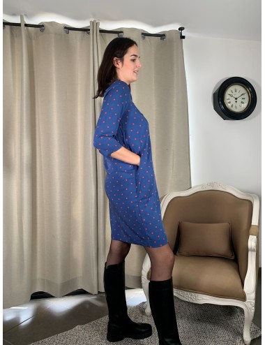 Robe bleue à pois - Zilch