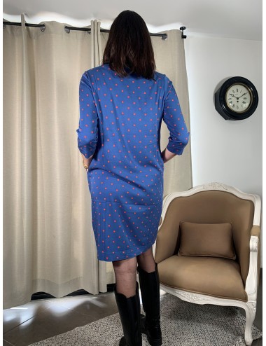 Robe bleue à pois - Zilch