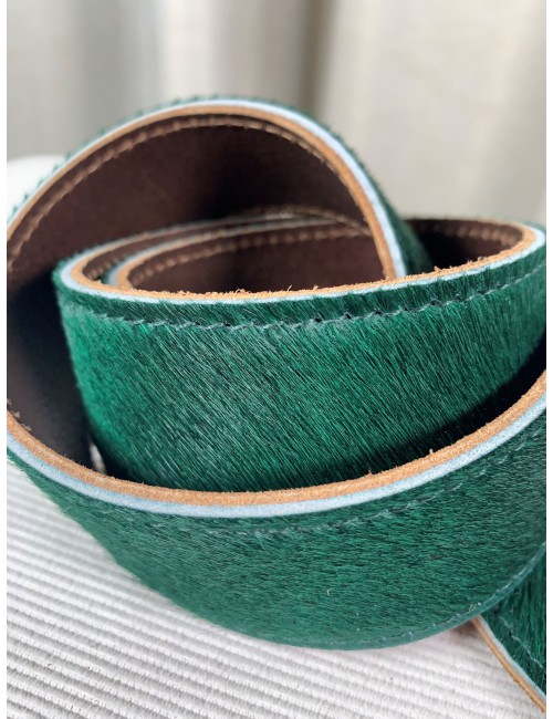 Ceinture en poil vert - Yolète